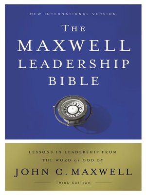 cover image of NIV, Maxwell Leadership Bible